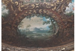 L'arbre de Mai, feuille d'éventail fin XVIIème siècle