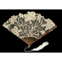 Les oeillets, éventail Art Nouveau
