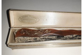Les oeillets, éventail Art Nouveau