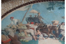 Italian watermelon, fan leaf 19th century