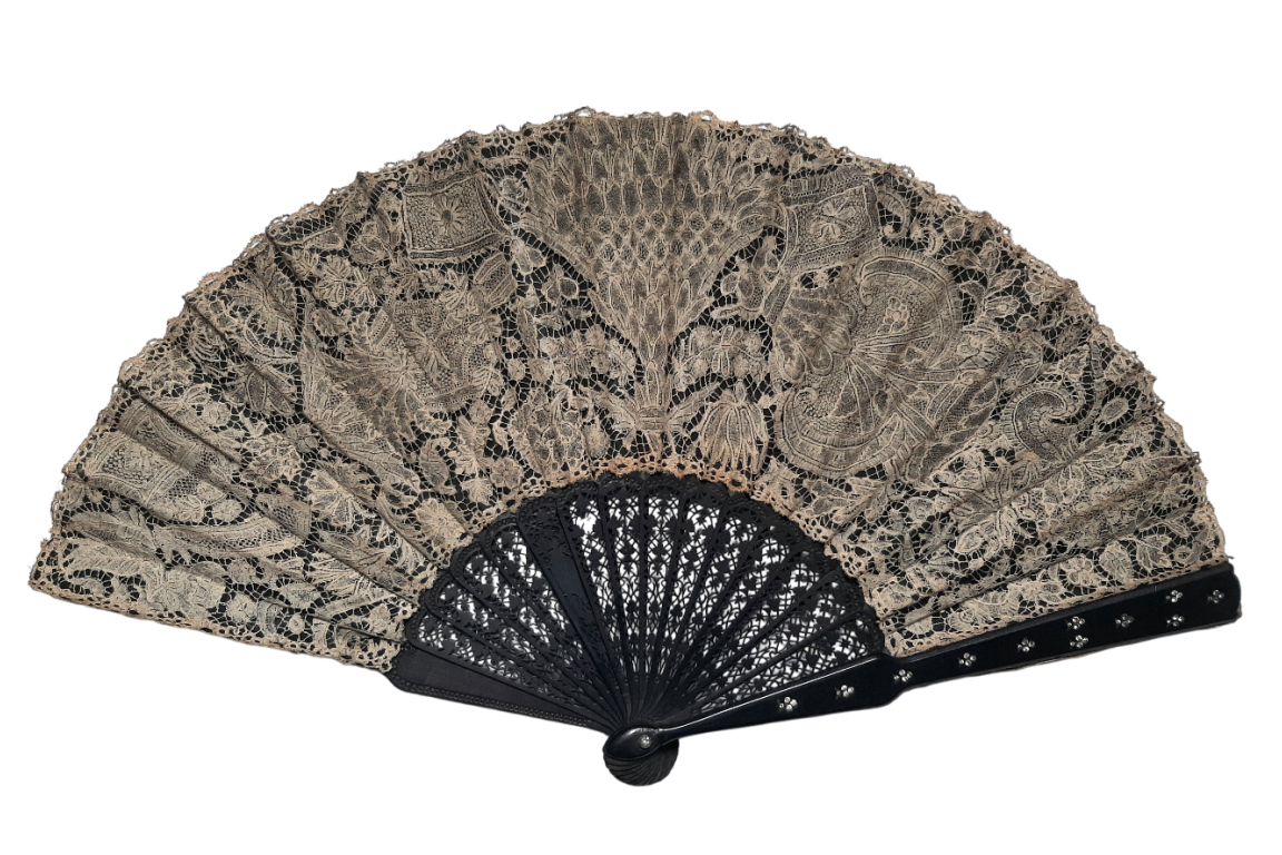 Artichaut de Bretagne, éventail vers 1860-1880