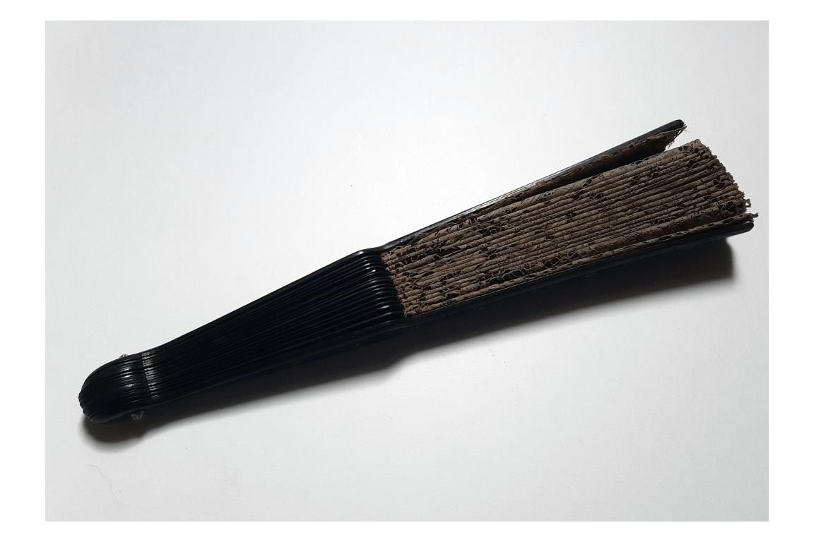 Artichaut de Bretagne, éventail vers 1860-1880