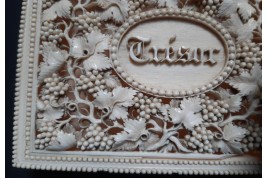 Grape vines treasure, secret box, Dieppe ? 19th century