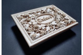 Grape vines treasure, secret box, Dieppe ? 19th century