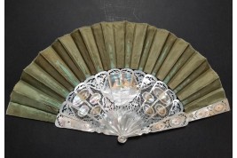 The flowers baskets, fan circa 1860