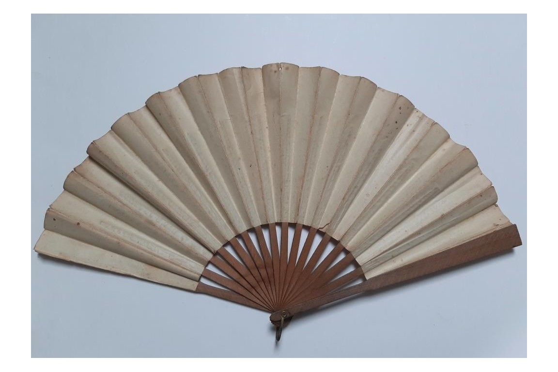 Le Vrai Arbre Robinson [the Robinson true tree], advertising fan, late 19th century