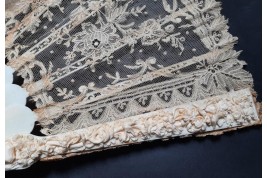 L’amour, les roses et les serpents, éventail vers 1860-70