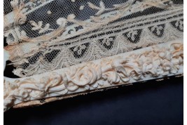 L’amour, les roses et les serpents, éventail vers 1860-70