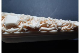 L’amour, les roses et les serpents, éventail vers 1860-70