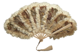 Botanical fan, circa 1860