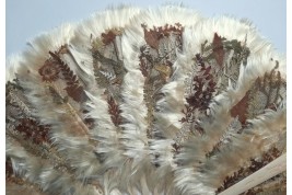Botanical fan, circa 1860