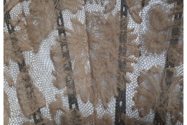 Flowers and gardening, fan circa 1880-1890