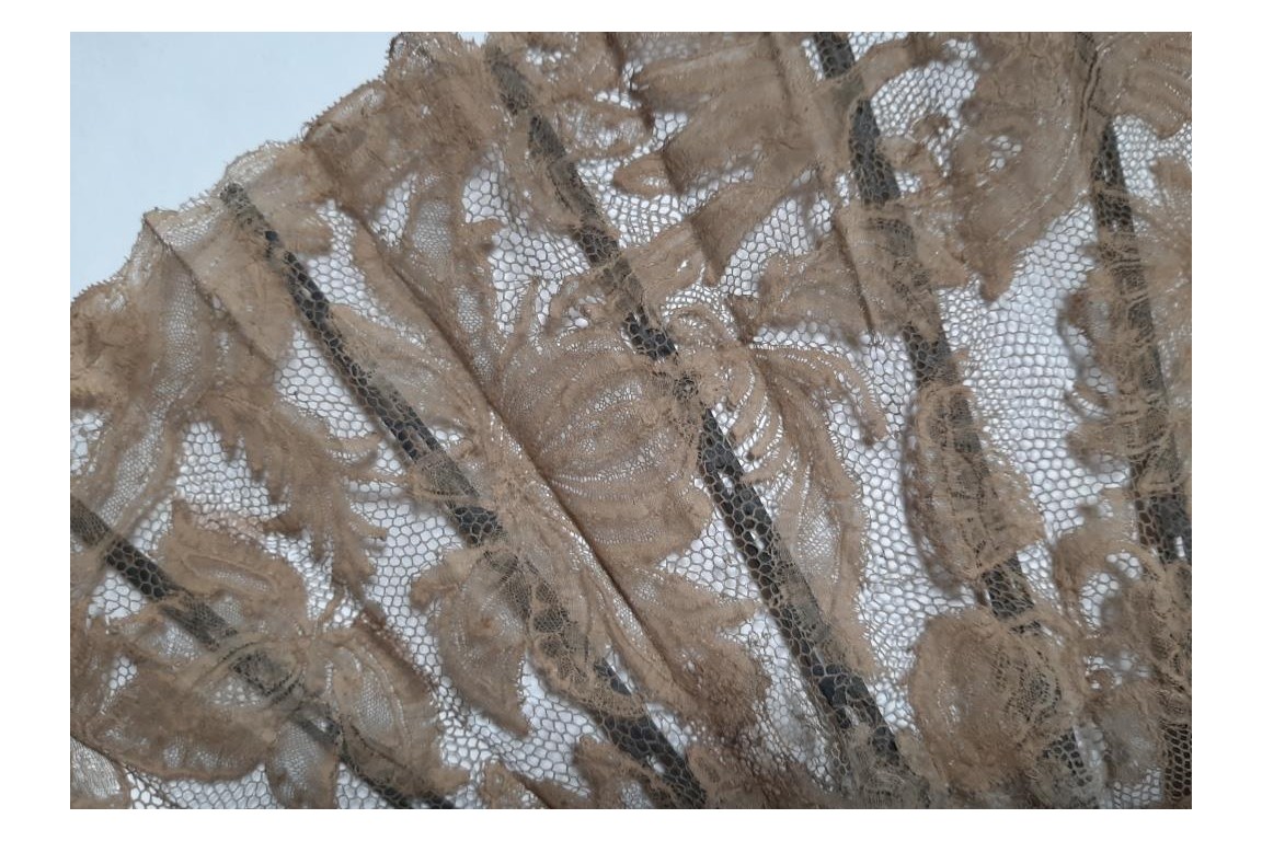 Flowers and gardening, fan circa 1880-1890