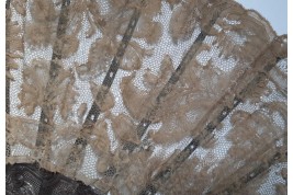 Flowers and gardening, fan circa 1880-1890