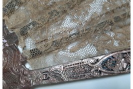 Flowers and gardening, fan circa 1880-1890