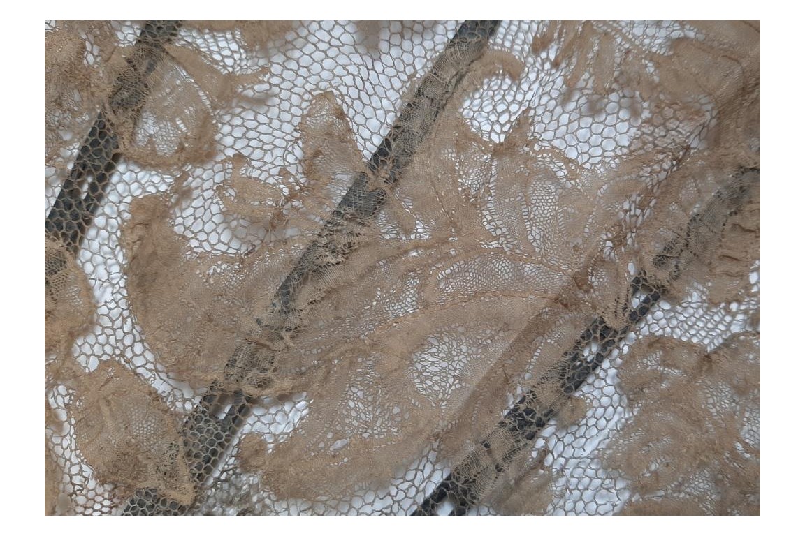 Flowers and gardening, fan circa 1880-1890