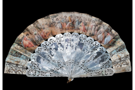 Ceres, goddess of the harvest. Fan circa 1860