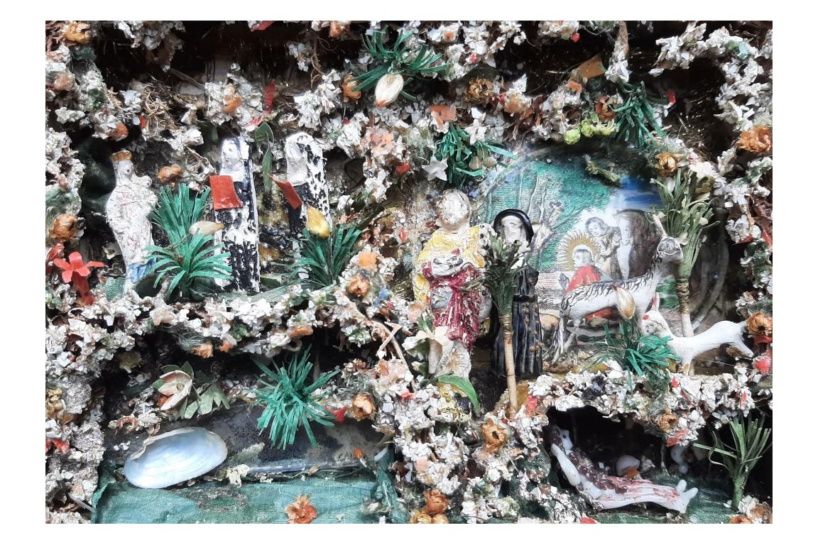 Jardin paradis. Boîte de dévotion, XVIIIème siècle