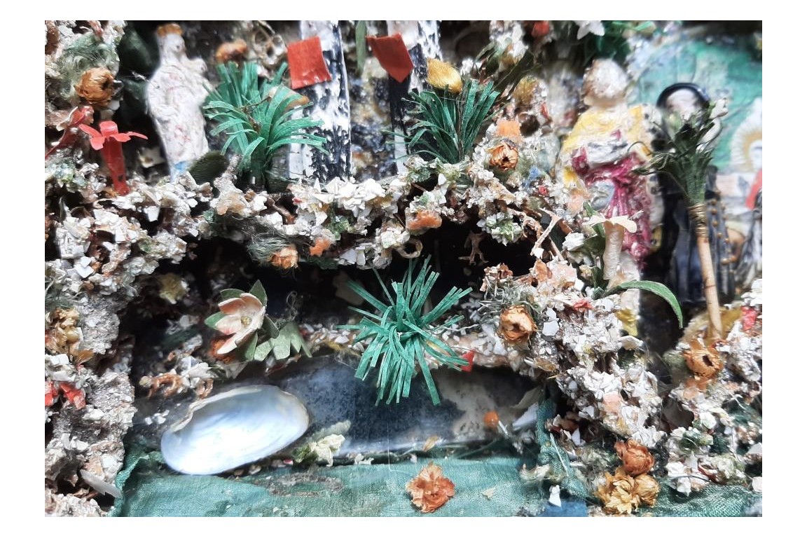 Jardin paradis. Boîte de dévotion, XVIIIème siècle