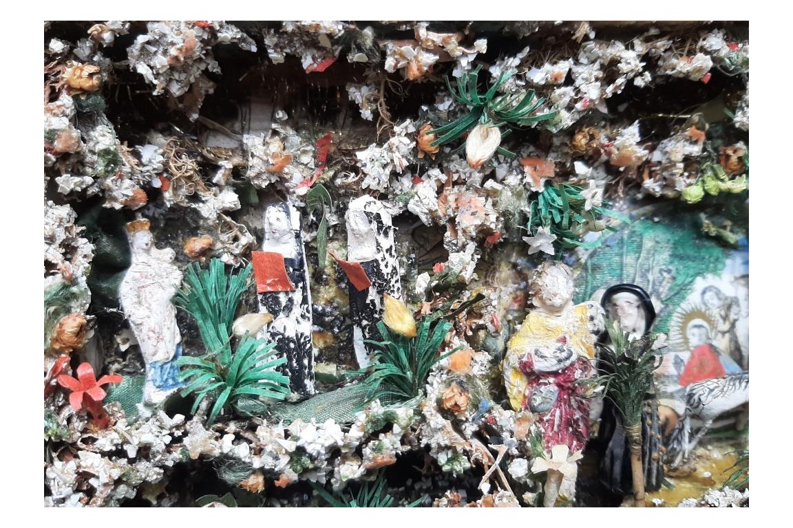 Jardin paradis. Boîte de dévotion, XVIIIème siècle
