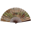 The 500th deer, Rallye Viel Anjou 1898. Commemorative hunting fan by Buissot.