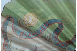 Le 500ème chevreuil, Rallye Viel Anjou 1898. Éventail commémoratif de vénerie.
