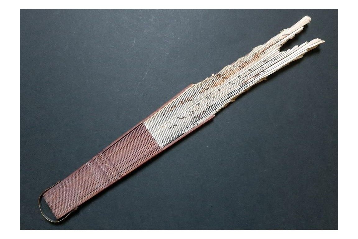 L'homme et le singe de Trilussa, éventail humoristique vers 1900-1915