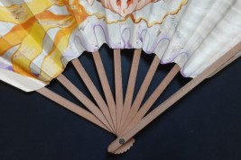 Cochon et papillon de Daudet, éventails Duvelleroy vers 1900