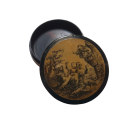 Monkey and turkeys after Peyrotte, 19th century snuffbox