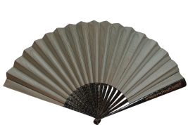 Musician cats, late 19th century fan
