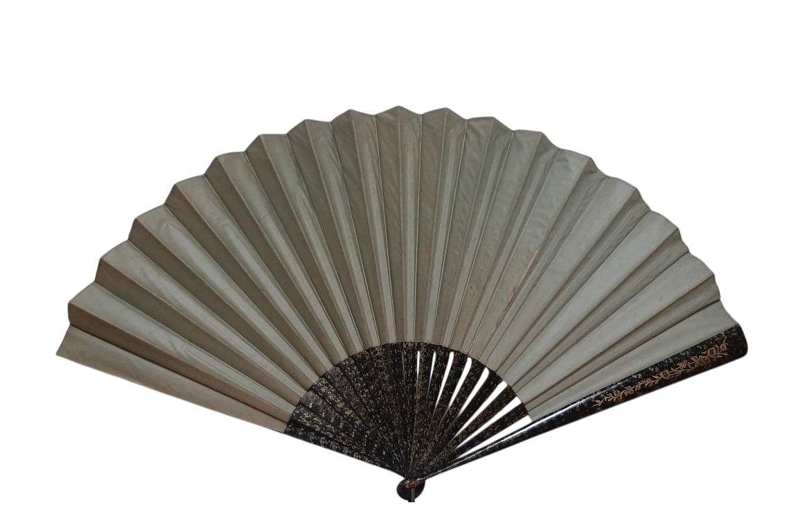 Musician cats, late 19th century fan