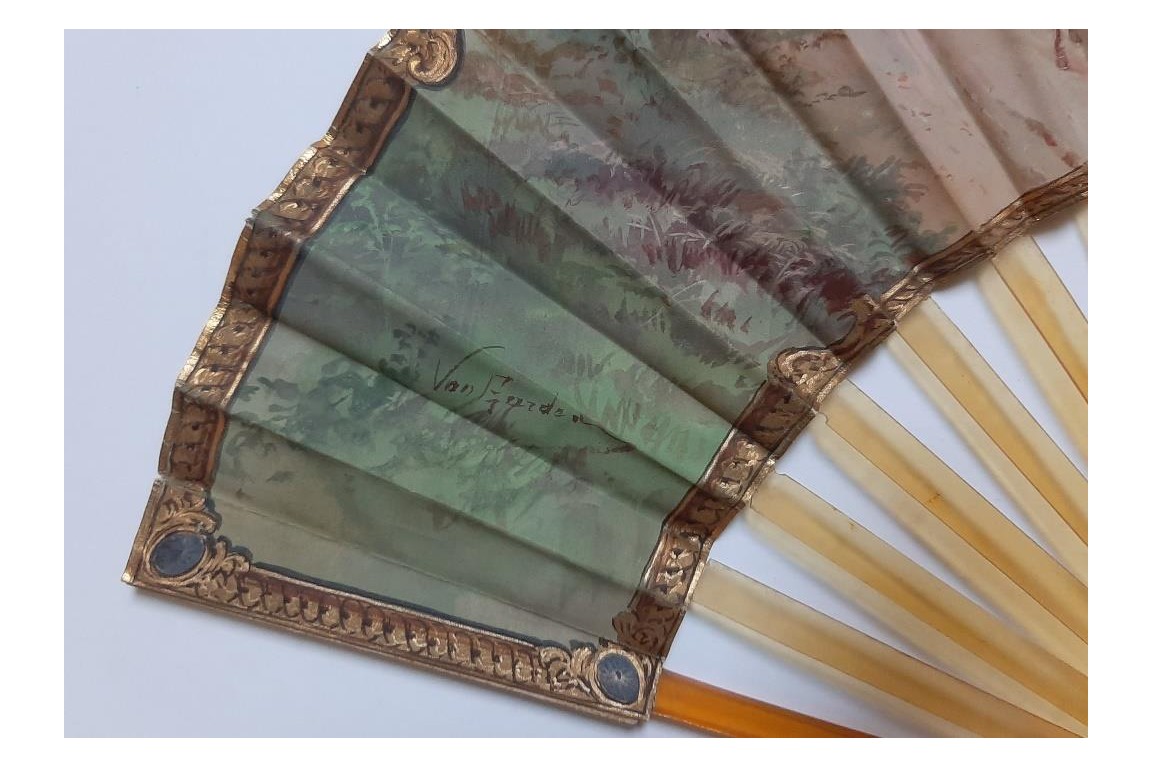 Trot ! Fan by Van Garden, circa 1900-10