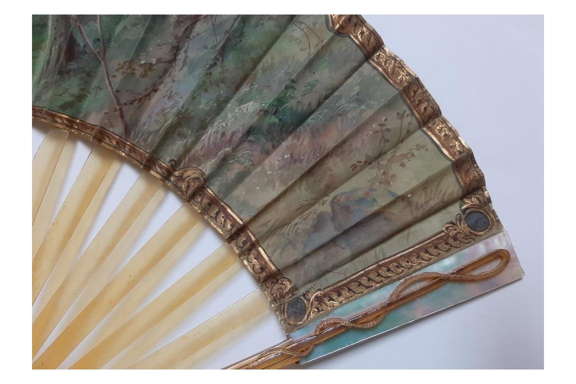 Trot ! Fan by Van Garden, circa 1900-10