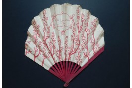 Marquise with parrot, Savoy Hotel advertising fan circa 1910-20