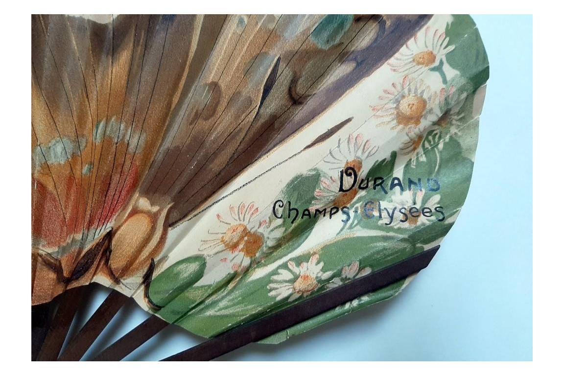 Butterfly, fan for the restaurant Durand