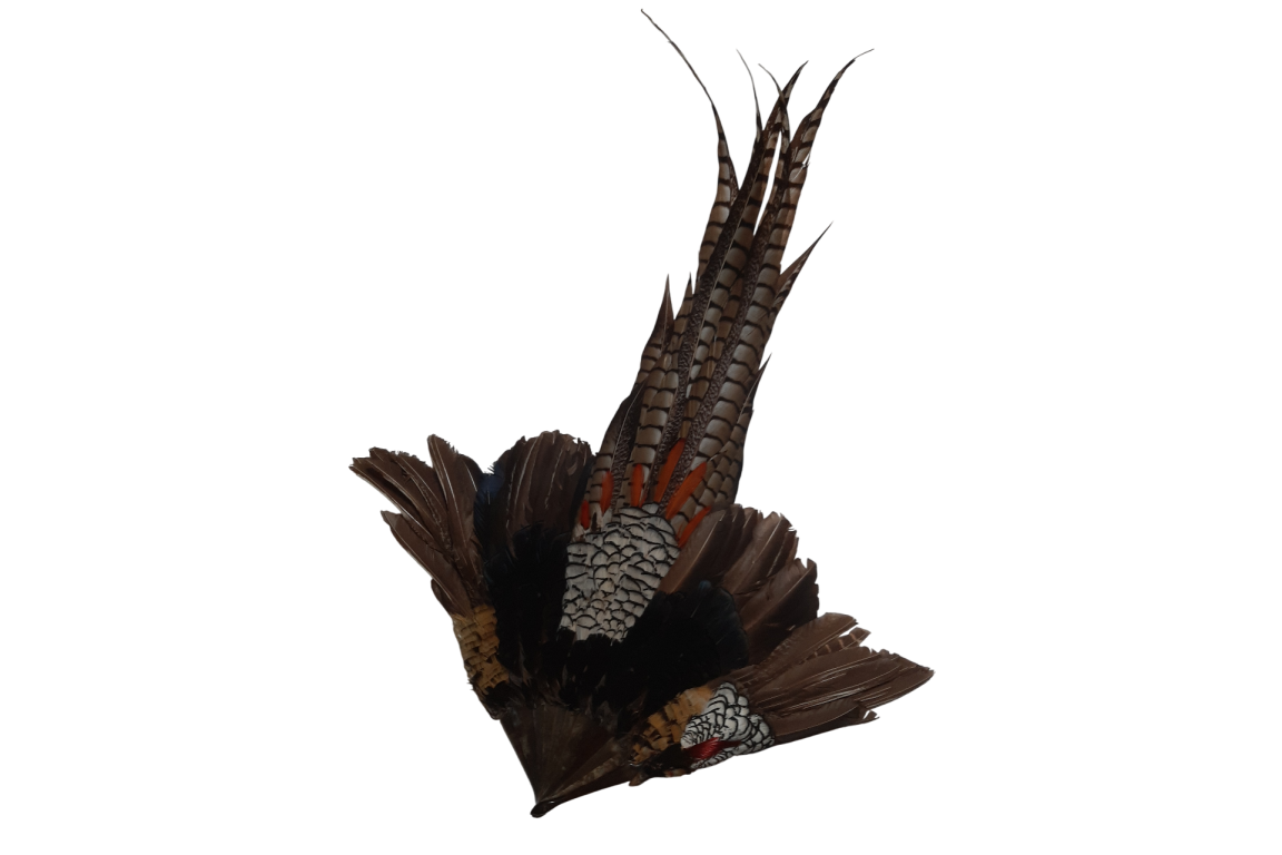 Pheasant, fan circa 1910-20