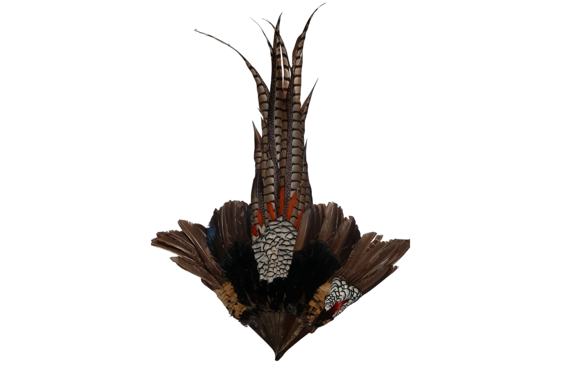 Pheasant, fan circa 1910-20