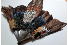 Pheasant, fan circa 1910-20