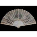 Chinese bird, 19th century fan