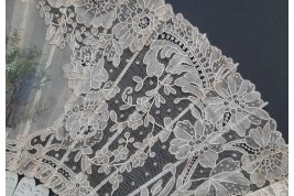 Chinese bird, late 19th century fan