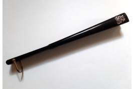 Cygne vert, éventail Art Nouveau