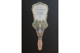 Beau comme un paon. Ecran miroir, vers 1900