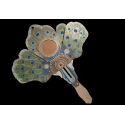 Beau comme un paon. Ecran miroir, vers 1900