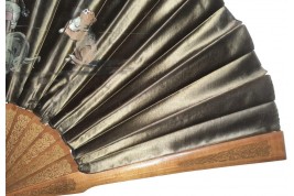 Musician cats, late 19th century fan