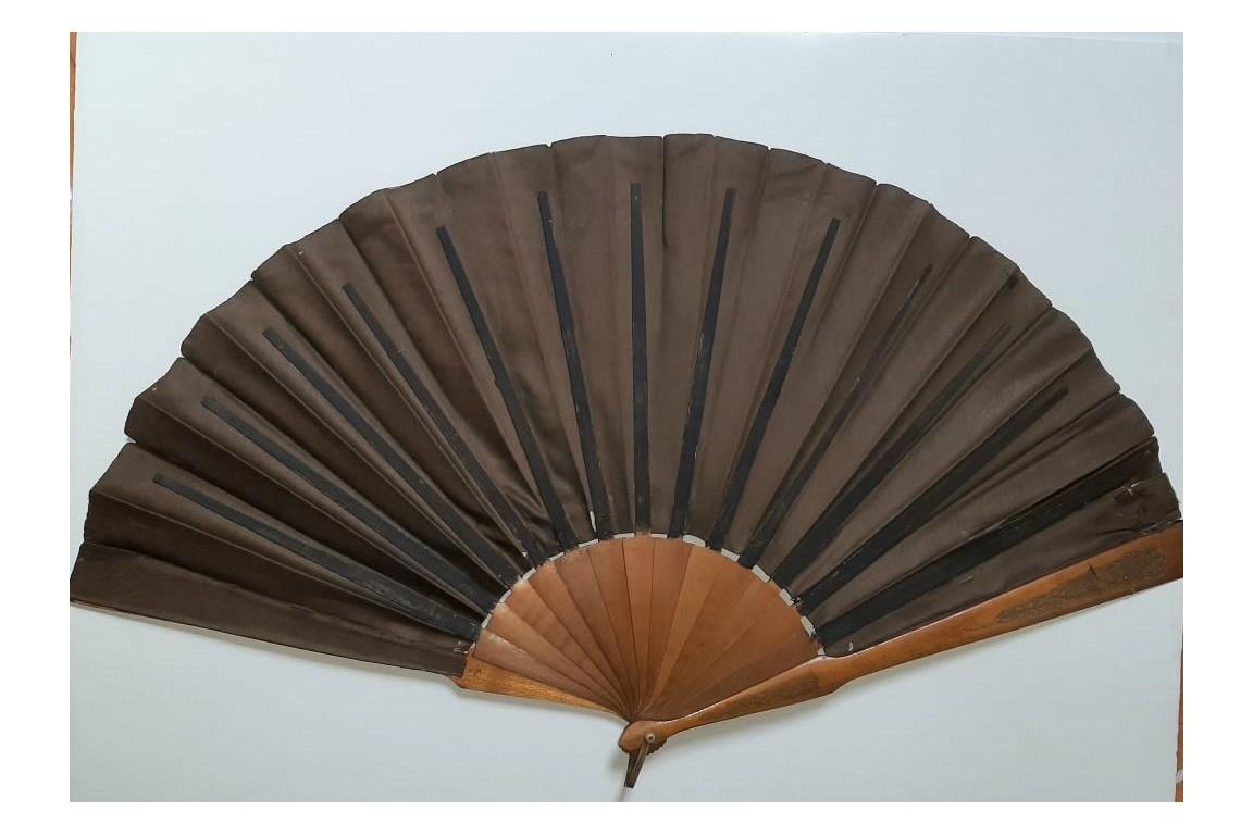 Musician cats, late 19th century fan