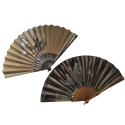 Musician cats, late 19th century fans