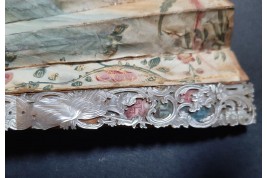 The sacrificial lamb, fan circa 1740