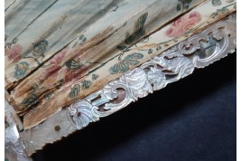 The sacrificial lamb, fan circa 1740