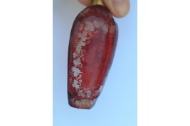 La biche, flacon en verre de Bohême, XIXème