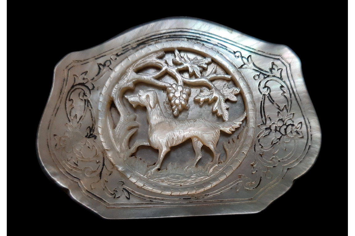 Le chien, porte-monnaie XIXème siècle